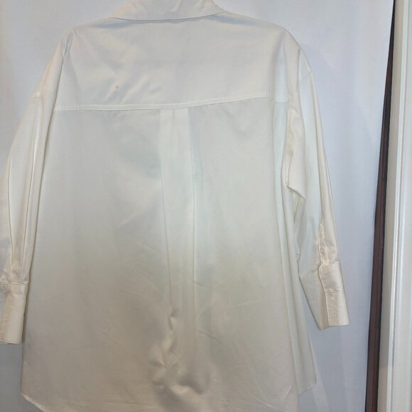 ANINE BING, Mika Shirt in White | Size: S - Picture 8 of 14
